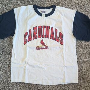 Sport Attack Vintage MLB Cardinals McGwire White And Blue T-shirt X-Large